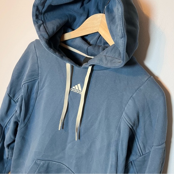 Adidas Men’s Hoodie size S Altered Blue Sweatshirt Fleece Pullover - Picture 4 of 8